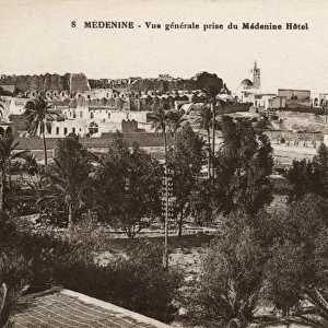 General view of Medenine, Tunisia, North Africa