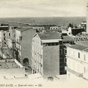 General View of Port Said, Egypt