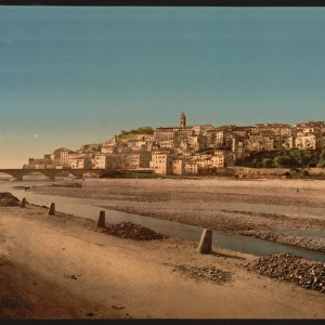 General view of the town, no. 2, Ventimiglia, Riviera