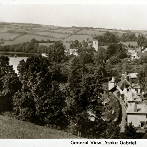 General View of the Town, Stoke Gabriel, Devon