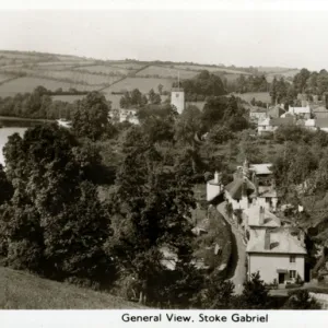 General View of the Town, Stoke Gabriel, Devon