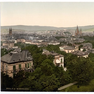 General view, Wiesbaden, Hesse-Nassau, Germany