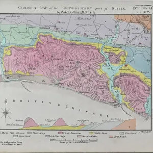 Geological Map of the South-Eastern part of Sussex Geological Map of the South-Eastern part of Sussex