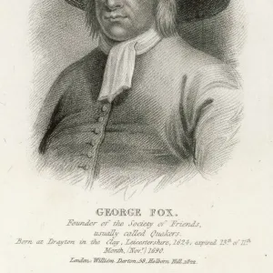 George Fox, English Dissenter, founder of the Quakers