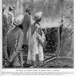 George, Prince of Wales in India at Amritsar, 1906