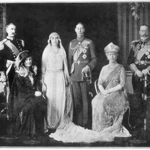 Royal Weddings Prints: Royal Wedding King George VI