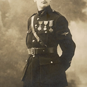 Georges Guynemer, portrait. First World War Ace