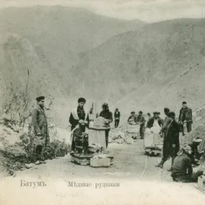 Georgia - Batumi - Workers at a quarry