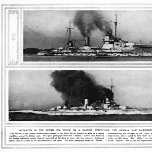 German battlecruisers Seydlitz and Moltke, 1915