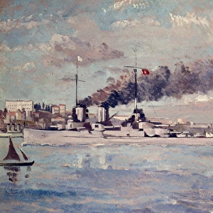 German battleship SMS Goeben in Turkey, WW1
