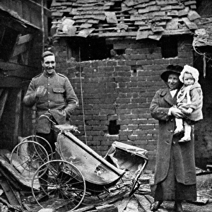 German bomb damage in Colchester