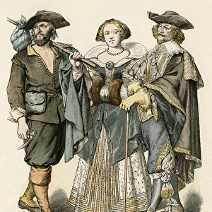 German Costume C. 1650