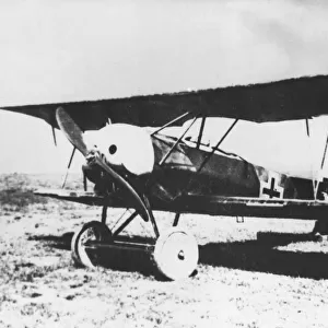 German Fokker D. VI fighter plane, WW1