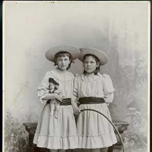 TWO GERMAN GIRLS 19C