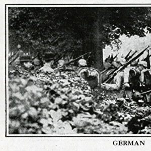 German infantry in Brussels, WW1