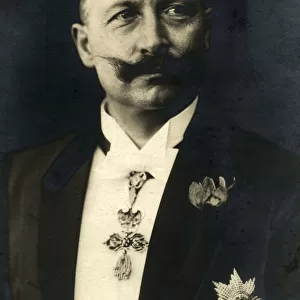 German Kaiser Wilhelm II (1859-1941). He reigned from 15 June 1888 until his abdication