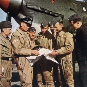 German Pilots Briefed