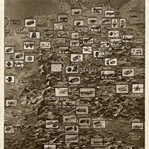 German plants raided by Allied bombing, by G. H. Davis