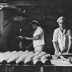 German prisoners in Britain, baking bread, 1946