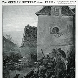 German retreat from Paris - first Battle of the Marne