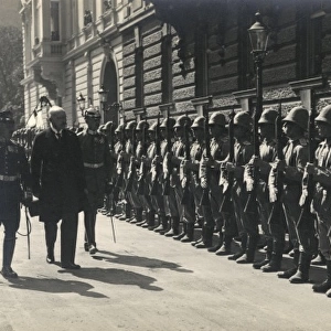 German Skutari Detachment inspection, Albania, WW1