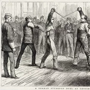 German Student Duel / 1880