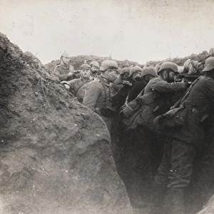 German trench WWI