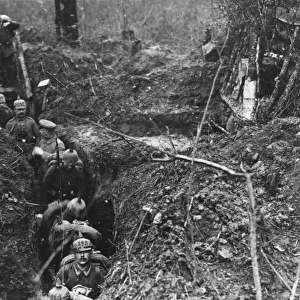 German trenches WWI