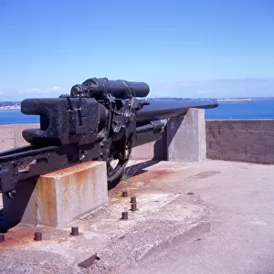 German WW2 gun - Noirmont Point, Jersey, Channel Islands