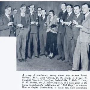 Gertrude Trevelyan with other contributors to Red Rags: Essays of Hate from Oxford Gertrude Trevelyan with other contributors to Red Rags: Essays of Hate from Oxford