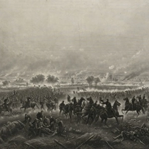 Gettysburg. Repulse of Longstreets assault