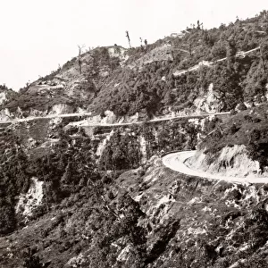 Ghoom station to Darjeeling, India, c. 1870 s