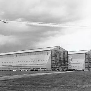 Giant Airship Hangars at Cardington, Bedfordshire with t?