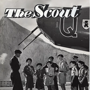 Gibraltar scouts on The Scout magazine cover