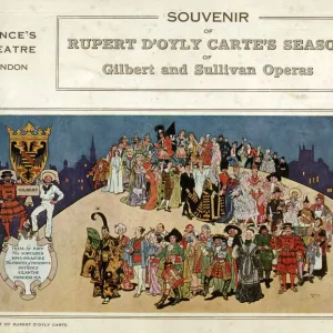 Gilbert & Sullivan Operas, D Oyly Carte Souvenir