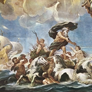 GIORDANO, Luca (1632-1705). Neptune. 1682. ITALY