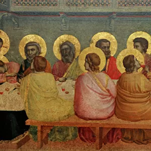 Giotto (1267-1337). Italian painter. Gothic. Last Supper, 13