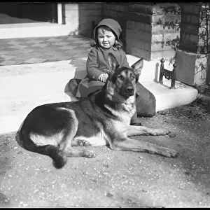 Girl & German Shepherd