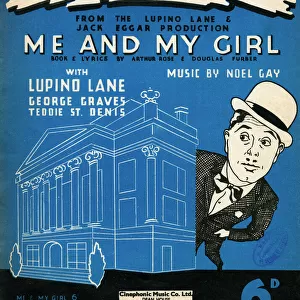 Me and My Girl - Lambeth Walk sheet music cover, 1937