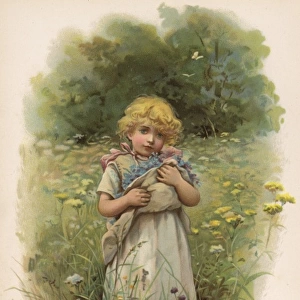 Girl in Meadow 1887