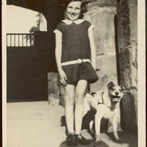 Girl and Terrier 1939