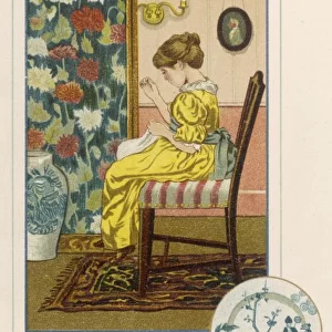 Girl in Yellow Dress Sew