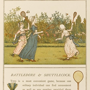 Girls Play Battledore