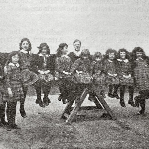 Girls on See-saw, St Dorotheas Home, Bournemouth