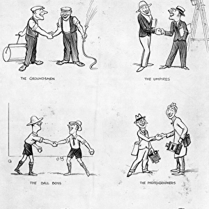 Giving a Hand at Wimbledon by H. M. Bateman