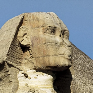 The Giza Sphinx. 26th-25th c. BC. EGYPT. GIZA