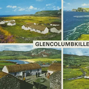 Glencolumbkille, Multi-View (cottages), Republic of Ireland