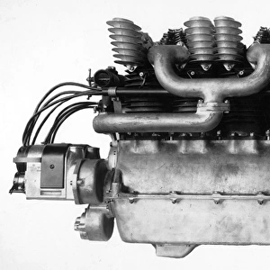 Globe-Dayton Aero four-cylinder air-cooled inline engine