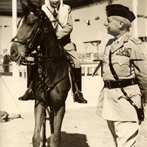 Glubb Pasha, British Commander of Arab Legion, Amman, Jordan