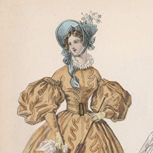 Gold Dress 1830S